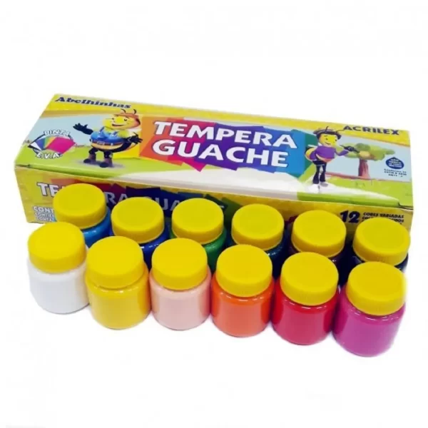 Tinta Guache 15ml 12 Cores